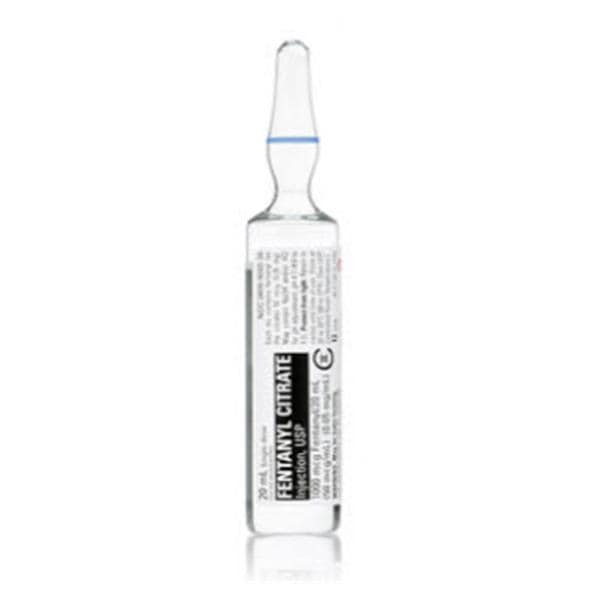 Fentanyl Citrate Injection 50mcg/mL Ampule 2mL 10/Bx