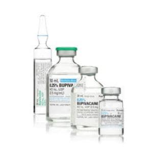 Bupivacaine HCl Injection 0.75% Preservative Free SDV 30mL 25/Package