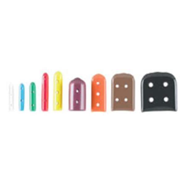 Tip-It Instrument Tip Guard Assorted Color Silicone Non-Sterile Disposable 50/Bg