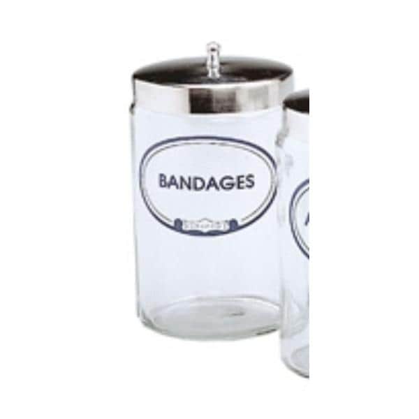 Bandage Jar Glass Clear 2.5gal