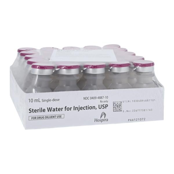 Water for Injection Injection PF SDV 10mL 25/Package