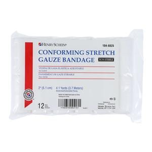 Conforming Bandage Gauze 2"x4.1yd 6 Ply Non-Sterile 12/Bg, 8 BG/CA
