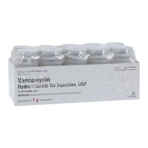 Vancomycin HCl Injection 1gm/vl Powder ADD-Vantage Vial 10/Packag...