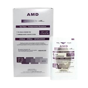 Cotton Eye Pad 1-5/8X2-5/8" Sterile Oval Small, 12 BX/CA