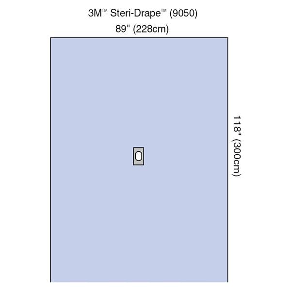 Steri-Drape 89x118" Sterile surgical/general Drape Fenestrated