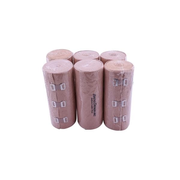 Bandage Elastic 6"x10yd Tan 6/Bx