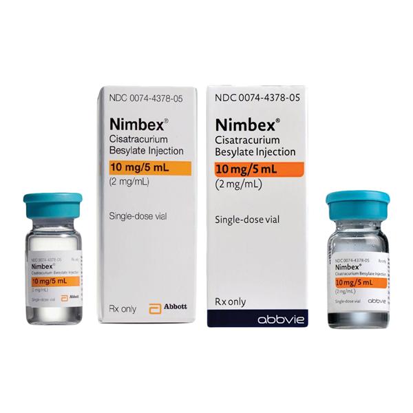 Nimbex Injection 2mg/mL SDV 5mL 10/Package