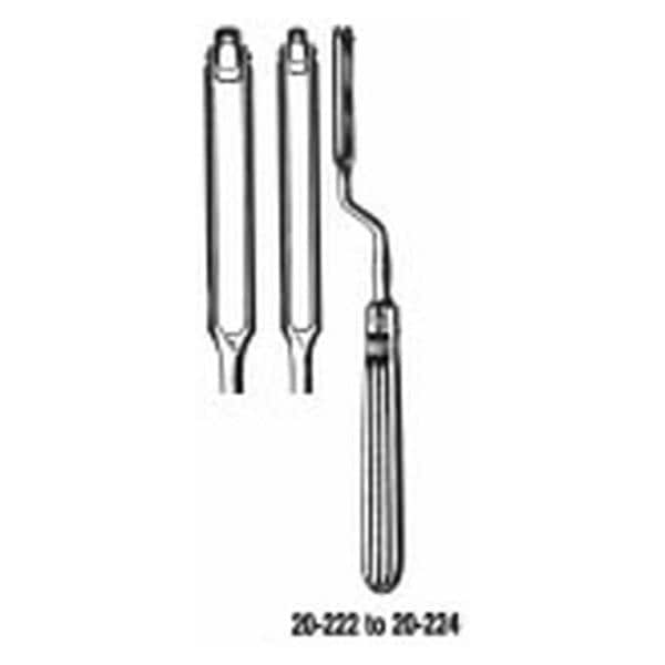 Ballenger Swivel Knife Curved 7-3/4" Stainless Steel Autoclavable Reusable Ea