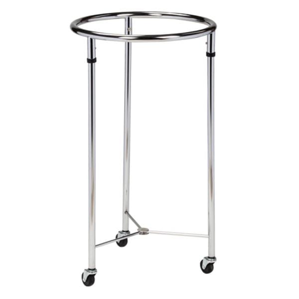 Laundry Cylinder Stainless Steel Hamper 19x35"