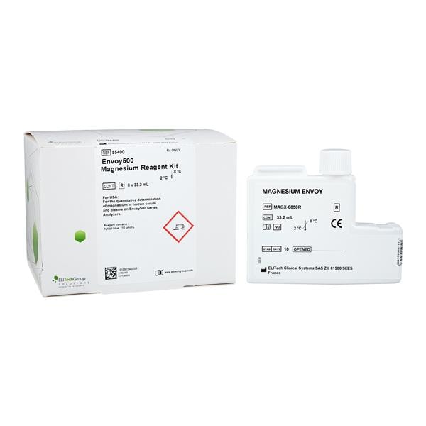 Envoy 500 Magnesium Test Kit 8x45mL 800 Count Ea