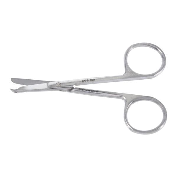 Spencer Stitch Scissors Straight 3-1/2" Stainless Steel Disposable 12/Bx