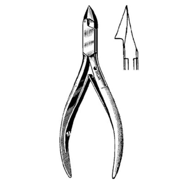 Tissue Nipper 14mm Convex Stainless Steel Ea