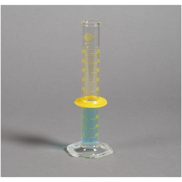 Graduated Cylinder Glass Clear 50mL Ea