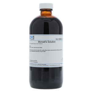 Solution Monsel's Amber Glass 16oz Bottle Ea