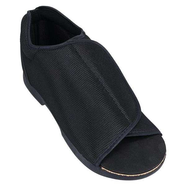 Health Design EZY Close Post-Op Shoe Black Large Men 10.5-12