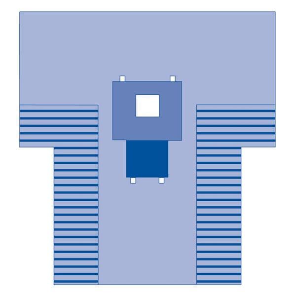 Proxima 98x77x121" Sterile Surgical Drape 6x6" Fenestrated