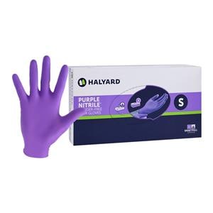 Purple Nitrile Nitrile Exam Gloves Small Purple Non-Sterile 100/Bx