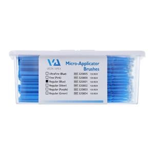 Bendable Micro Applicator Brushes Regular Blue 100/Bx
