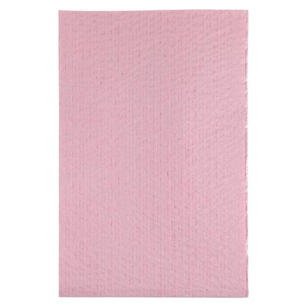 Advantage Plus Patient Bib 3 Ply Tiss/Poly 13 in x 18 in Dst Rse Dsp 500/Ca