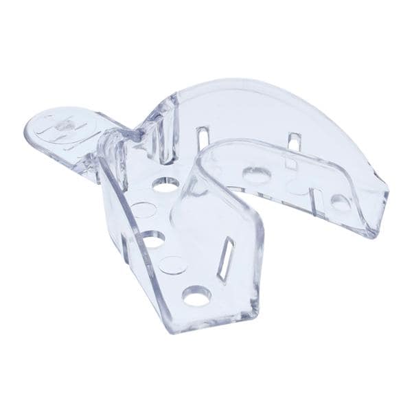 Crystal Tray Disposable Impression Tray Perforated 8P Medium Lower 12/Pk