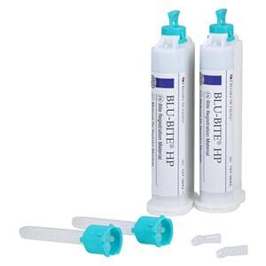 Blu-Bite HP Rigid Bite Registration Fast Set Unflavored Complete Kit 2/Bx
