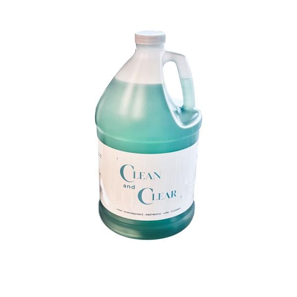 Clean and Clear Evacuation System Cleaner Enzymatic Liquid Concentrate Ea