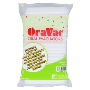 OraVac Bendable HVE Tips Vented Dental Drawings Plastic 100/Bg