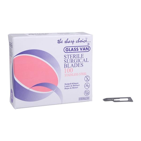 Steel Sterile Scalpel Blade #15 100/Bx