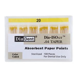 Dia-ISOGT Paper Points 0.04 100/Bx