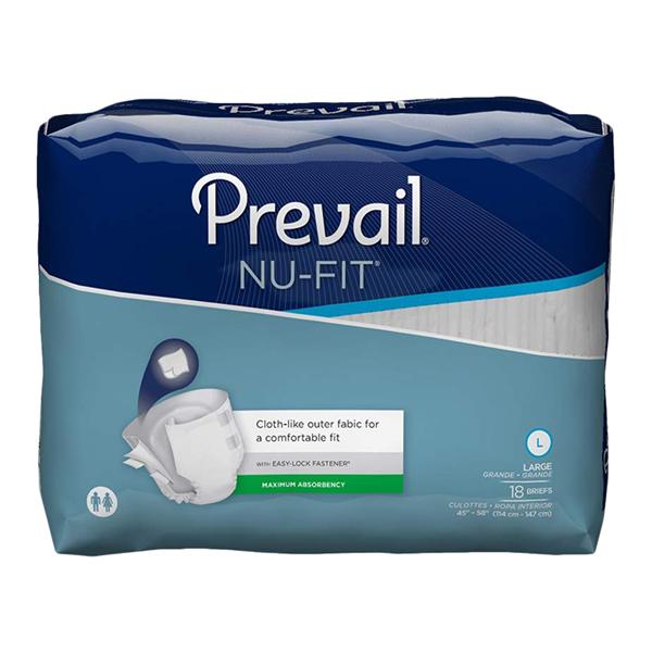 Nu-Fit Incontinence Brief Unisex 45-58" Heavy 4x18/Ca