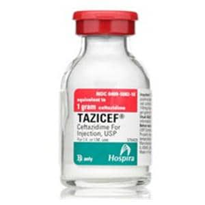 Tazicef Injection 1gm/vl Powder SDV 25/Package