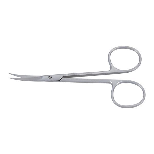 Meister-Hand Iris Scissors Curved 4" Stainless Steel Ea