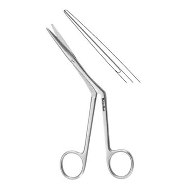 Meister-Hand Knight Nasal Scissors Angled 6-3/4" Stainless Steel Ea