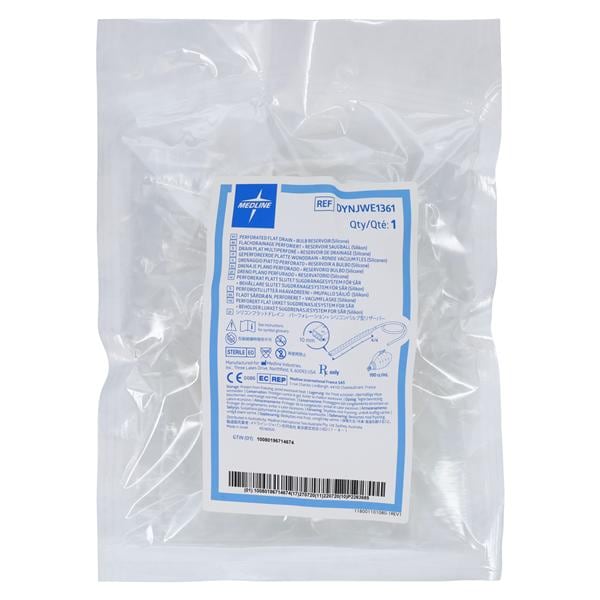 Silicone Reservoir Drain Kit Flat Tip Full Perforated