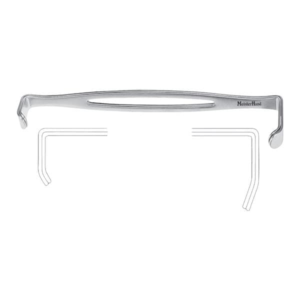 Meister-Hand US Army Retractor 8-1/2" Stainless Steel 2/Pk