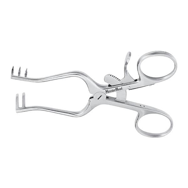 Meister-Hand Weitlaner Retractor 4" Stainless Steel Ea