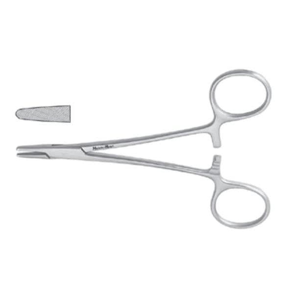 Meister-Hand Brown Needle Holder Fine serration 5-1/4" Stainless Steel Ea