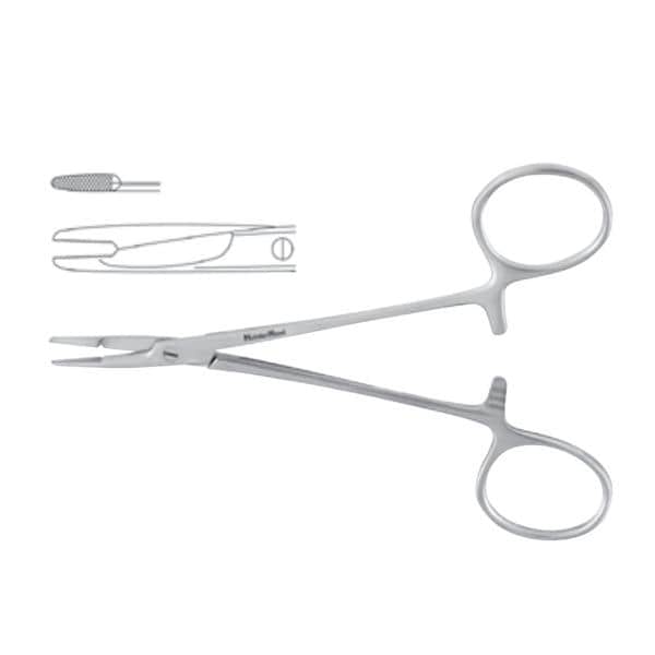 Meister-Hand Olsen-Hegar Needle Holder Serrated Jaw 4-3/4" Stainless Steel Ea