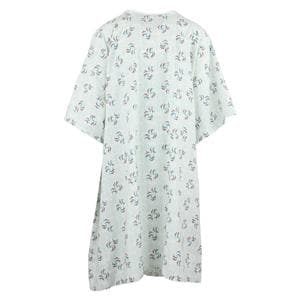 Patient Gown Adult Universal Raindrop Ea