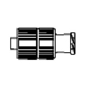 Medex Add-On Check Valve 0.1mL Male Luer Lock 1" 100/Ca