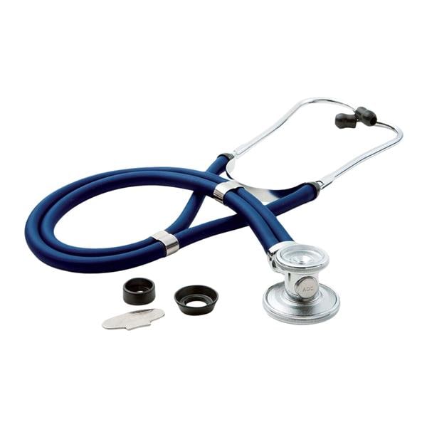 Adscope 641 Sprague Rappaport Stethoscope Adlt/Ped RylBlu Double Lumen Tubing Ea