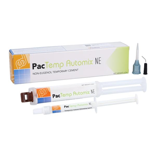 Pactemp Temporary Non-Eugenol Automix Cement White Opaque 6 Gm 6gm