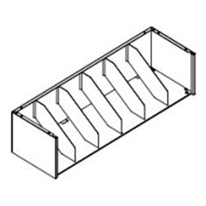Stack-On File Holder Bone White 42" Ea Ea