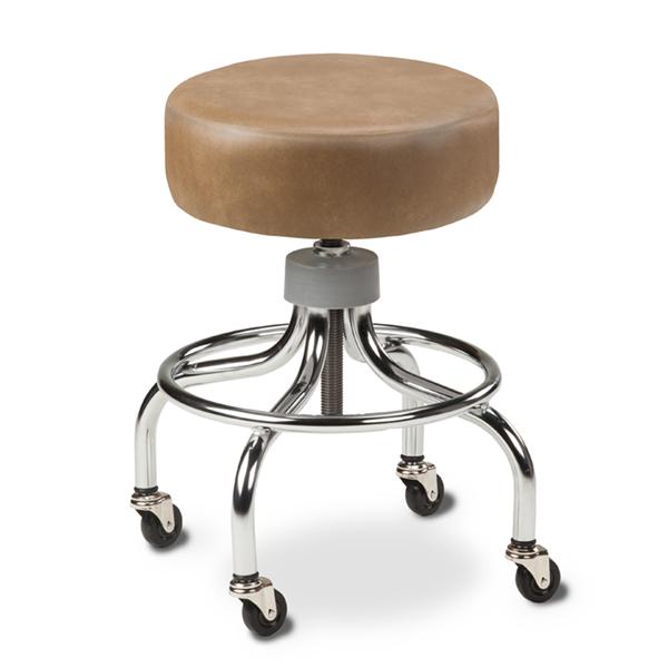 Chrome Series Exam Stool Desert Tan 250lb Capacity