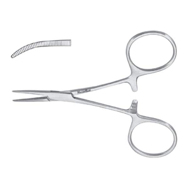 Meister-Hand Hartman-Mosquito Forcep Curved 4" Stainless Steel Autoclavable Ea