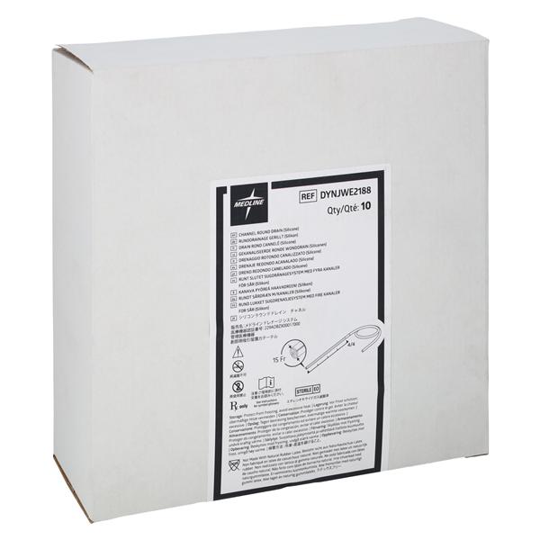 Silicone Wound Drain 15Fr Round Tip 4-Channel Full Fluted