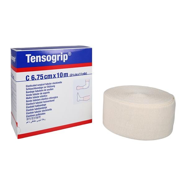 Tensogrip Tubular Bandage Cotton/Rayon/Rubber 2.75"x11yd White Non-Sterile 1/Rl