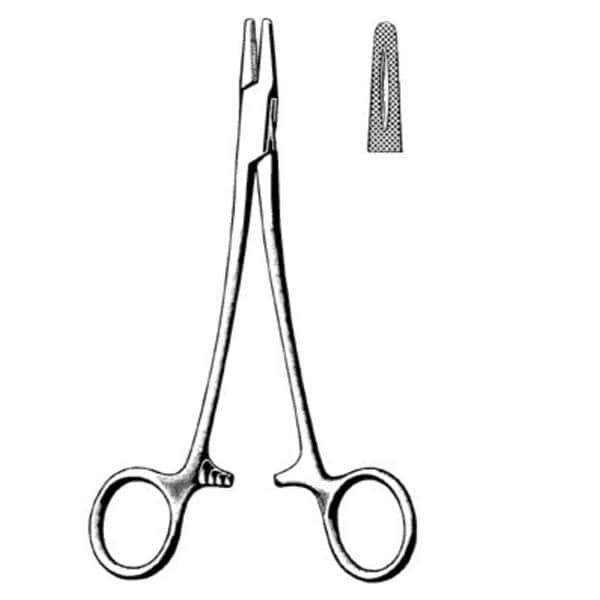 Mayo-Hegar Needle Holder Cross Serrated 6" Stainless Steel Ea