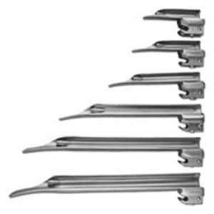 Greenline Fiber Optic Laryngoscope Blade Size 0 Newborn Miller German Profile