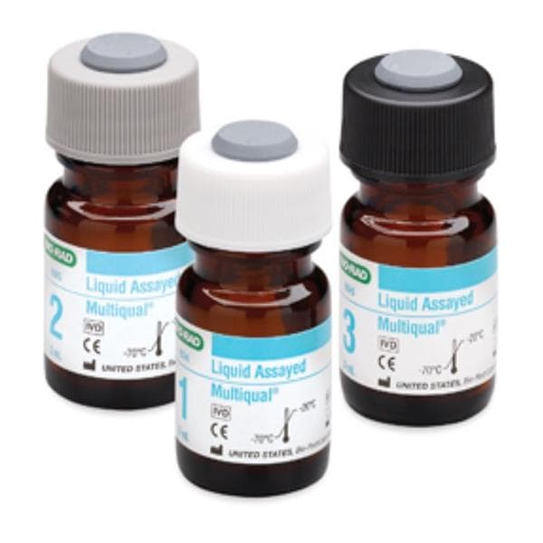 Multiqual Chemistry Multi-Analyte Level 1-3 Control 3x3mL MiniPak f/ Analyzer Ea
